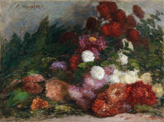 Bouquet of Flowers - Eugène Boudin — artwork view