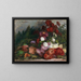 Bouquet of Flowers - Eugène Boudin — framed artwork on a wall