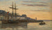 Honfleur Sailboats - Eugène Boudin — artwork view