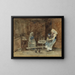 Interior Breton, maternity - Eugène Boudin — framed artwork on a wall