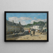 Fair Day in Brittany - Eugène Boudin — framed artwork on a wall