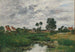 La Maison du fermier, environs de Dunkerque - Eugène Boudin — artwork view