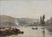 La Seine Rouen La Seine à Rouen - Eugène Boudin — artwork view