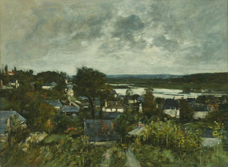 La Touques near Deauville - Eugène Boudin — artwork view