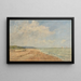La marée montante, baie de Saint-Valery - Eugène Boudin — framed artwork on a wall