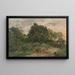 The Return of the Herd - Eugène Boudin — framed artwork on a wall