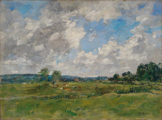 La vallée de la Touques - Eugène Boudin — artwork view