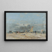 Landscape Painting - Eugène Boudin — framed artwork on a wall