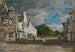 Le Faou, a corner of the village - Eugène Boudin — artwork view