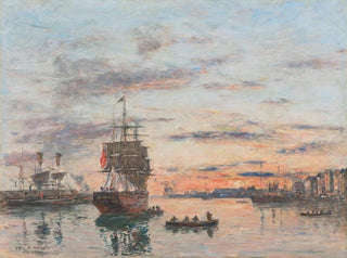 Le Havre, the port of the future - Eugène Boudin — artwork view