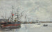 Le Havre, the port - Eugène Boudin — artwork view