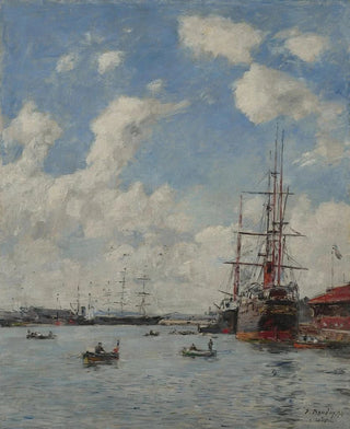 Eugne Boudin - Le Havre le bassin de lEure.webp