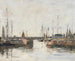 Le sas de Trouville - Eugène Boudin — artwork view