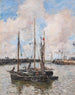 L'entrée du port de Trouville - Eugène Boudin — artwork view