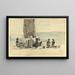 Loading of the boats - Eugène Boudin — framed artwork on a wall