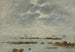 Marine Painting Saint-Vaast-la-Hougue Manche - Eugène Boudin — artwork view