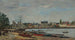 Port and Town of Paimpol - Eugène Boudin — artwork view