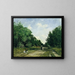 Parc Cordier à Trouville - Eugène Boudin — framed artwork on a wall