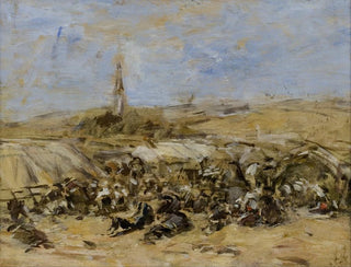 Pardon de Sainte-Anne-la-Palud - Eugène Boudin — artwork view