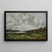 Landscape Painting of Brittany - Eugène Boudin — framed artwork on a wall