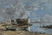Plougastel le passage du bac (Conflit de cas) - Eugène Boudin — artwork view
