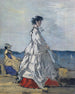 La princesse Pauline Metternich sur la plage - Eugène Boudin — artwork view
