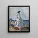 La princesse Pauline Metternich sur la plage - Eugène Boudin — framed artwork on a wall