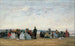 La Plage près de Trouville - Eugène Boudin — artwork view