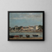Le Port de Trouville - Eugène Boudin — framed artwork on a wall