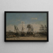 La côte de Portrieux, côte nord - Eugène Boudin — framed artwork on a wall