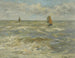 Sailboats on the Sea - Eugène Boudin — artwork view
