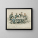 La ferme Saint-Simon - Eugène Boudin — framed artwork on a wall