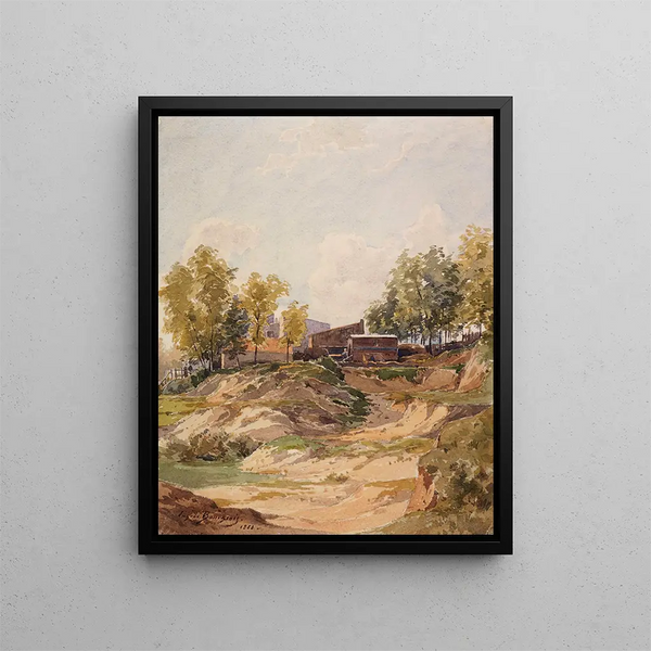 Boulevard Masséna - Eugène Bourgeois — framed artwork on a wall