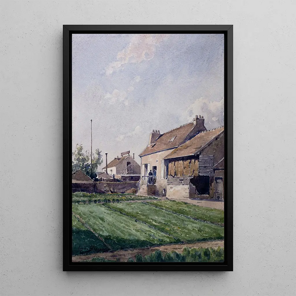 Rue Montempoivre - Eugène Bourgeois — framed artwork on a wall