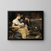 Bonheur parental - Eugène Buland — framed artwork on a wall