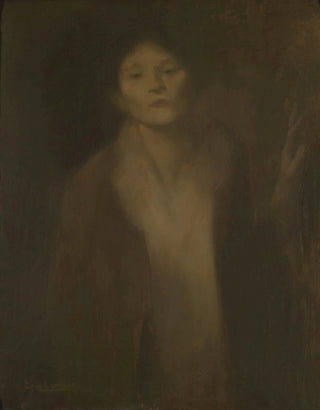 Woman looking - Eugène Carrière — artwork view