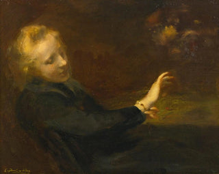 La nouvelle montre-bracelet - Eugène Carrière — artwork view
