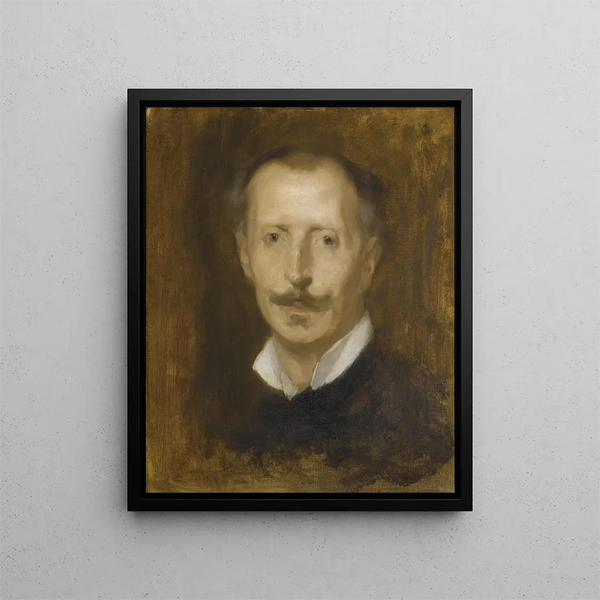 Portrait of Camille de Vercy - Eugène Carrière — framed artwork on a wall