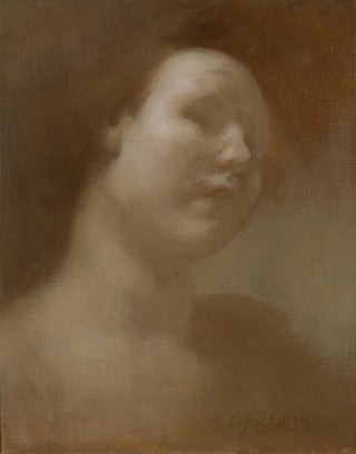 Portrait of a Girl - Eugène Carrière — artwork view