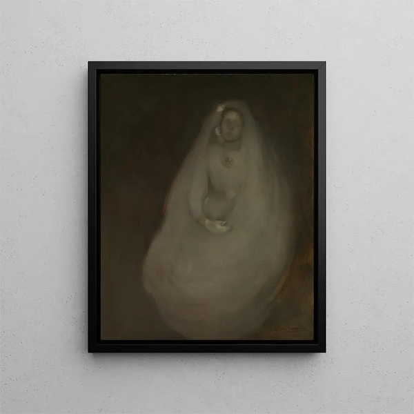 The First Communion - Eugène Carrière — framed artwork on a wall
