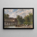 Les Lavandières - Eugène Ciceri — framed artwork on a wall