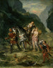 Angelic and the Wounded Médor - Eugène Delacroix — artwork view