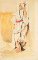 Arab Standing Painting - Eugène Delacroix — artwork view