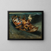The Christ on the Sea of Galilee - Eugène Delacroix — framed artwork on a wall