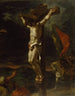 The Christ on the cross - Eugène Delacroix — artwork view