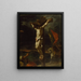 The Christ on the cross - Eugène Delacroix — framed artwork on a wall