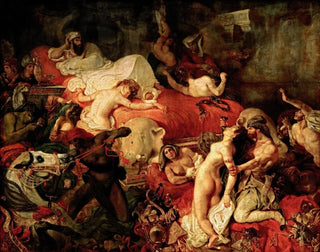 The Death of Sardanapalus - Eugène Delacroix — artwork view