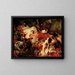 The Death of Sardanapalus - Eugène Delacroix — framed artwork on a wall
