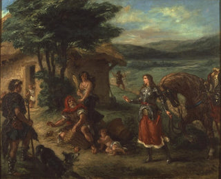 Erminia et les bergers - Eugène Delacroix — artwork view