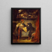 Faust and Mephistopheles - Eugène Delacroix — framed artwork on a wall